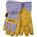 Kinco Protective Gloves with Safety Cuff, Wing Thumb, BlueTan 1927-C